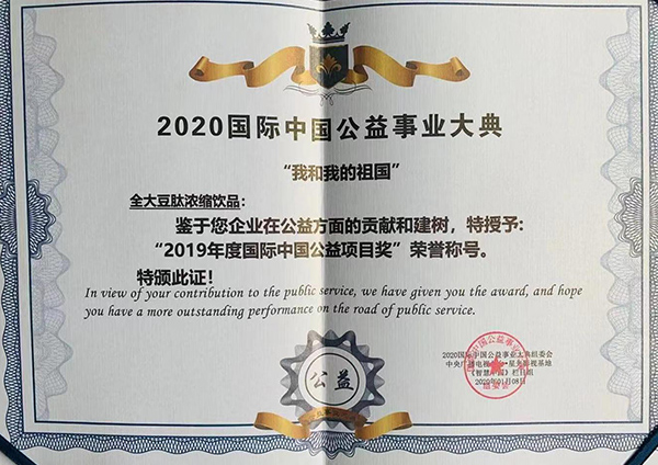 2019年度國際中國公益項目獎